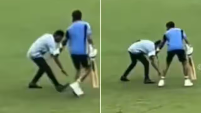 IND v BAN 2024: WATCH- Kanpur groundsman leaves his cover removing duty to touch Virat Kohli’s feet; cricketer acknowledges