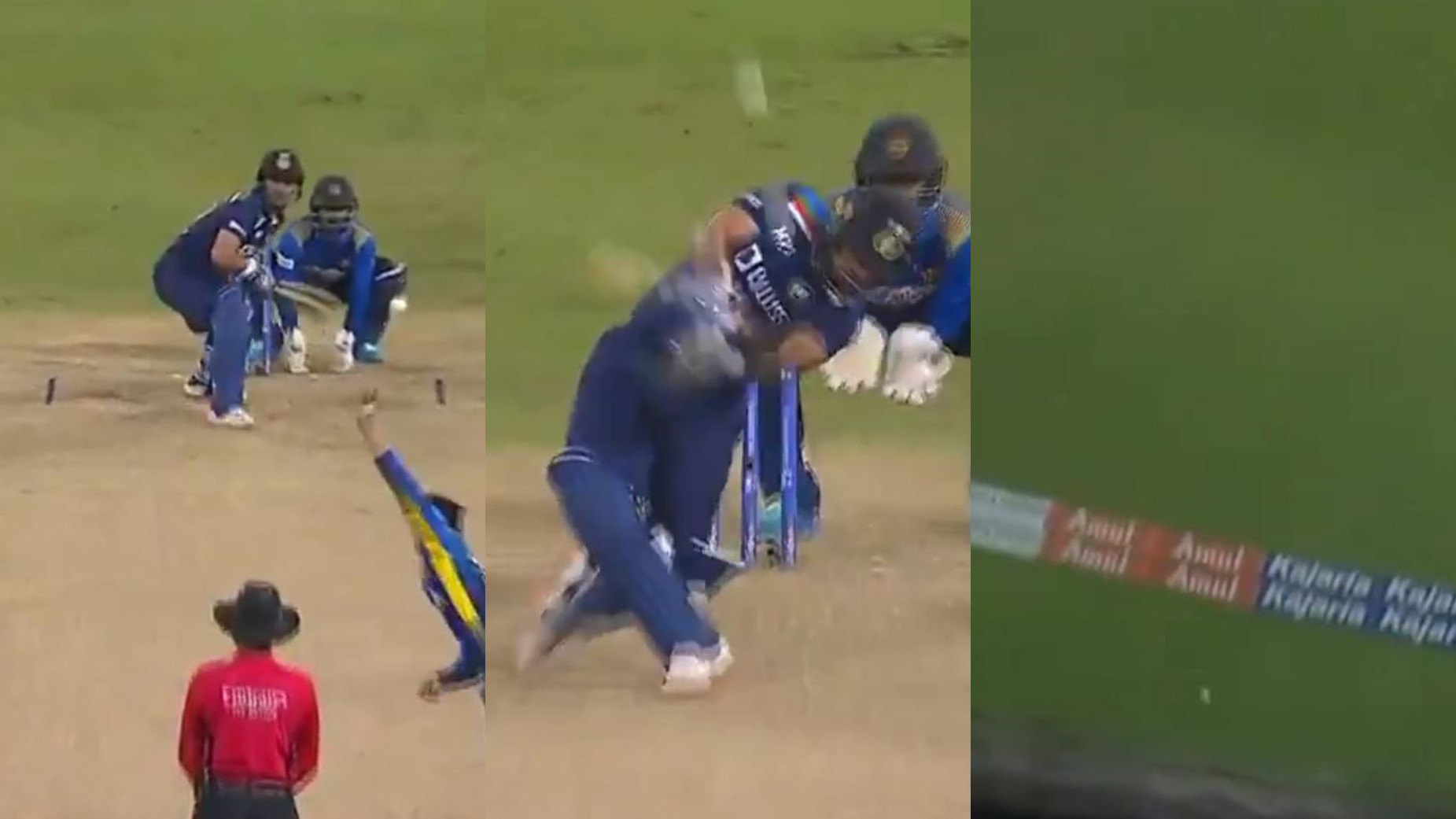 SL v IND 2021: WATCH- Ishan Kishan hits a six first ball he faces on ODI debut