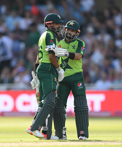 Babar Azam and Mohammad Rizwan added 150 runs for the first wicket | Getty