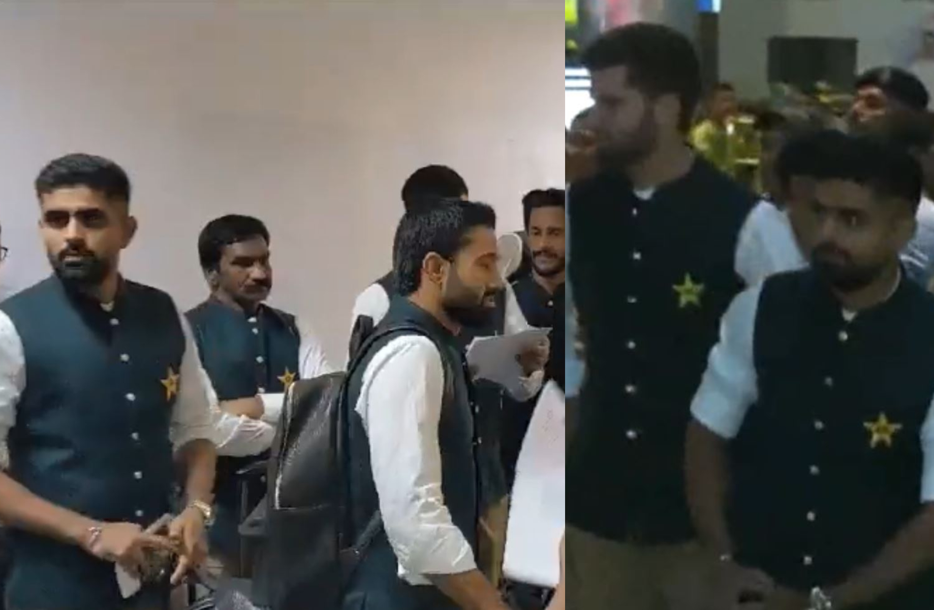 Pakistan team arrives in Hyderbad | ANI X