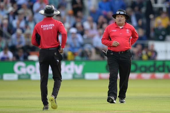 Marais Erasmus and Kumar Dharmasena officiated the 2019 World Cup final | Getty