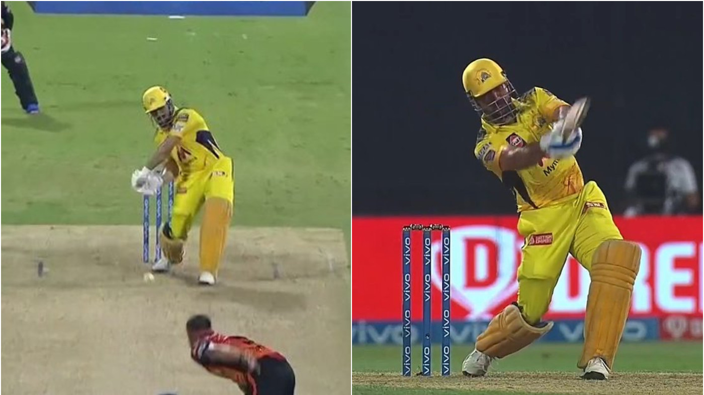 IPL 2021: MS Dhoni finishes run-chase with a six and sends fans into a frenzy