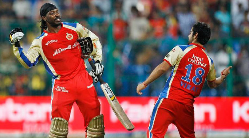 Gayle and Kohli had ten 100-run partnerships between them during their tenure in RCB | IPL