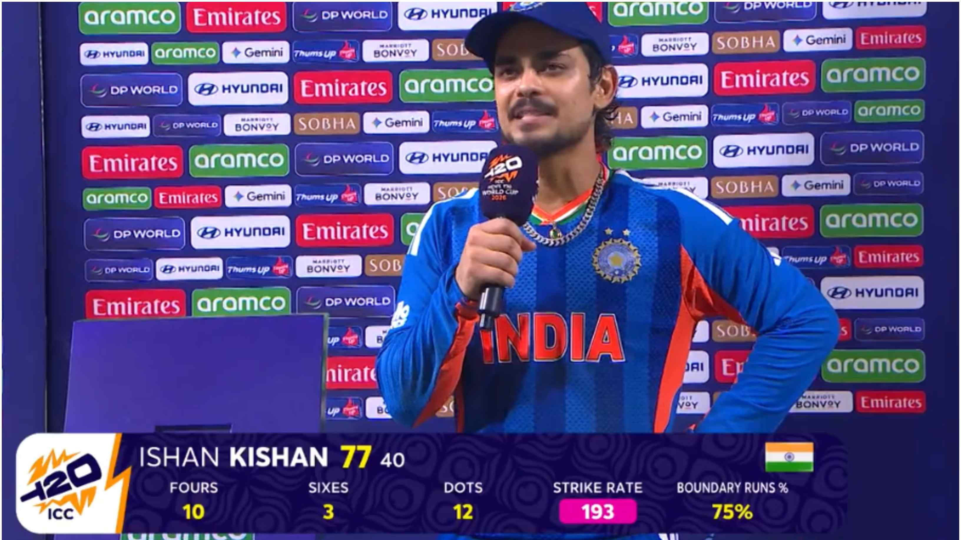 T20 World Cup 2026: “We had to win this one,” says Ishan Kishan after producing match-winning 77 vs Pakistan in Colombo