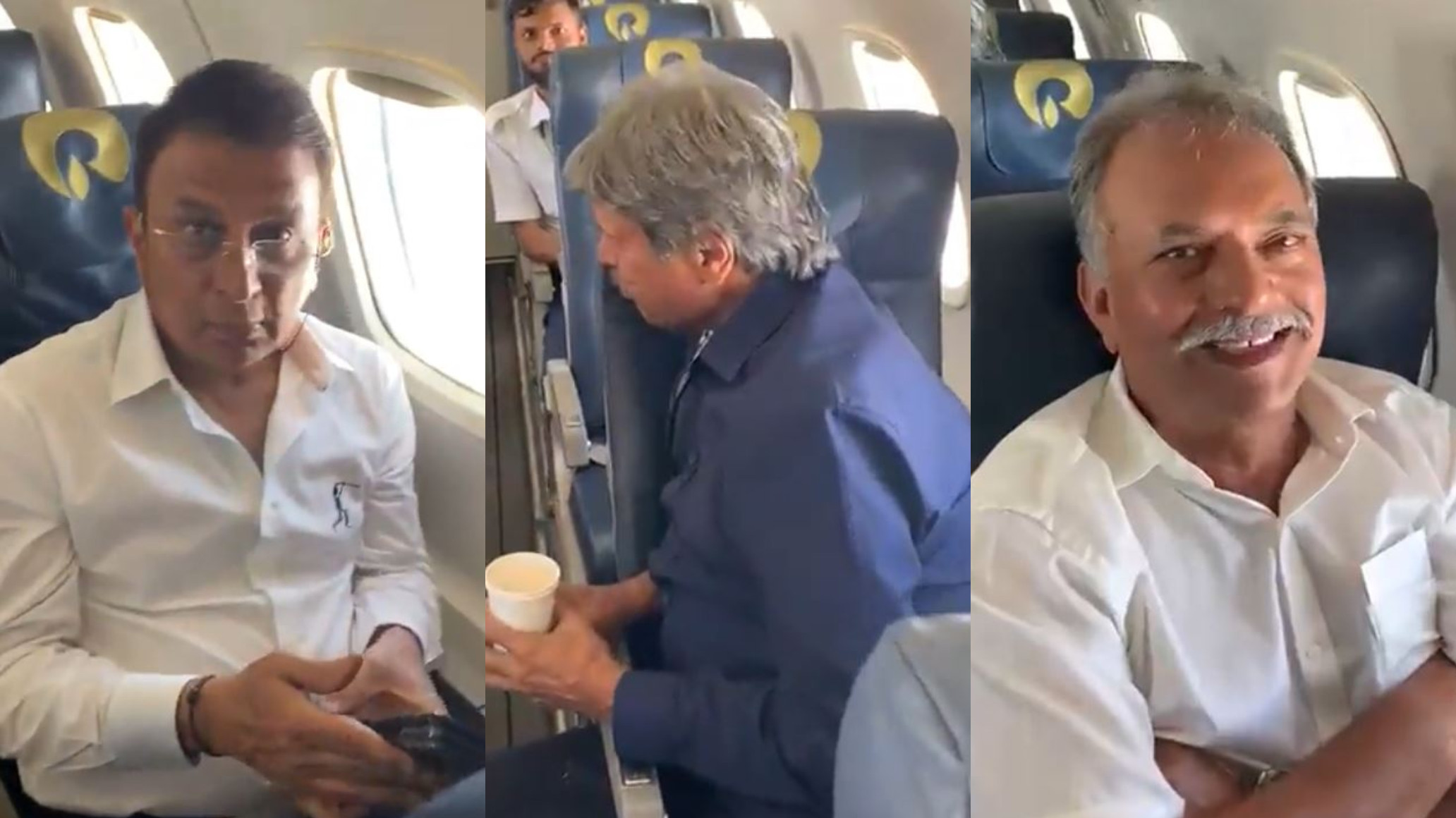 WATCH- 1983 World Cup winners Gavaskar, Kapil and others celebrate 40th anniversary of victory 35,000 feet up in the air