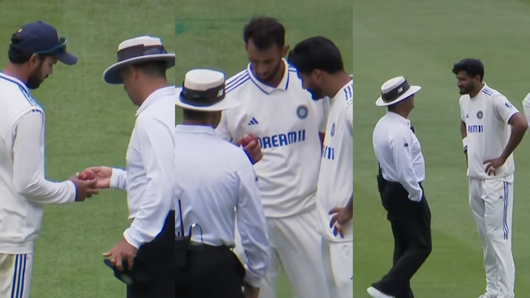 WATCH- Prasidh Krishna, India A players involved in another ball-related incident days after ball-tampering row