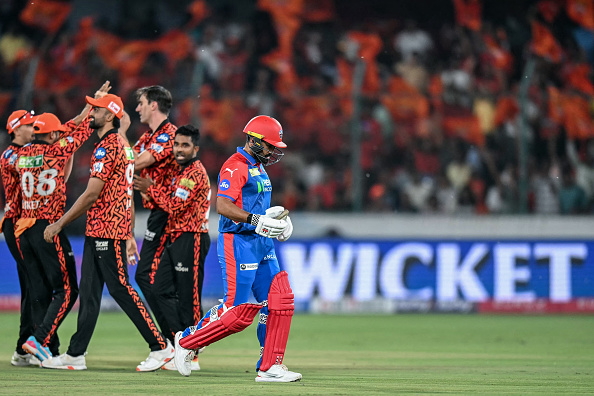 Karun Nair got out on first ball of the match v SRH | Getty