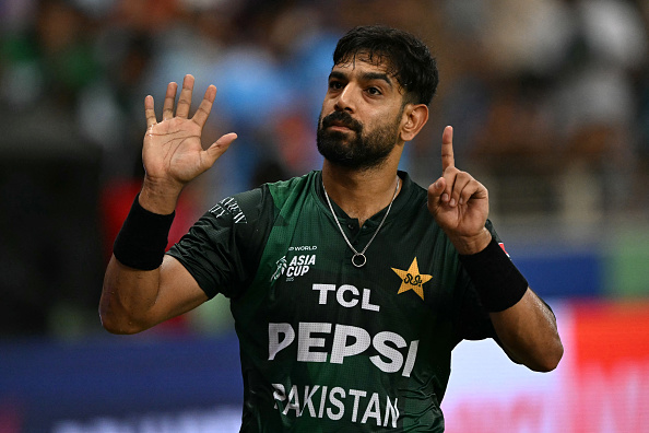 ICC has punished Haris Rauf for his provacative gestures during the India-Pakistan match | Getty
