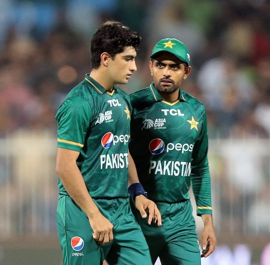 Babar Azam and Naseem Shah | Getty