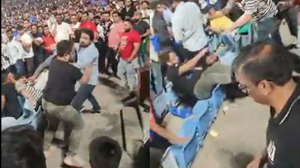 IPL 2023: WATCH- Fans get into an ugly fight, punches and kicks thrown in stand during DC v SRH match in Delhi