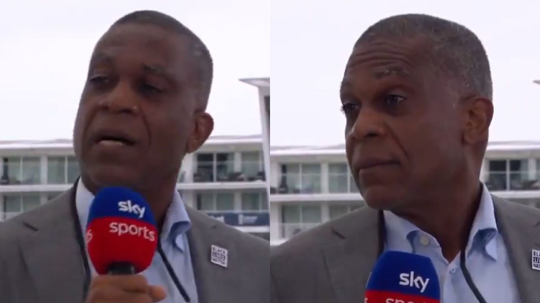 WATCH- Michael Holding breaks down while talking about the Black Lives Matter movement