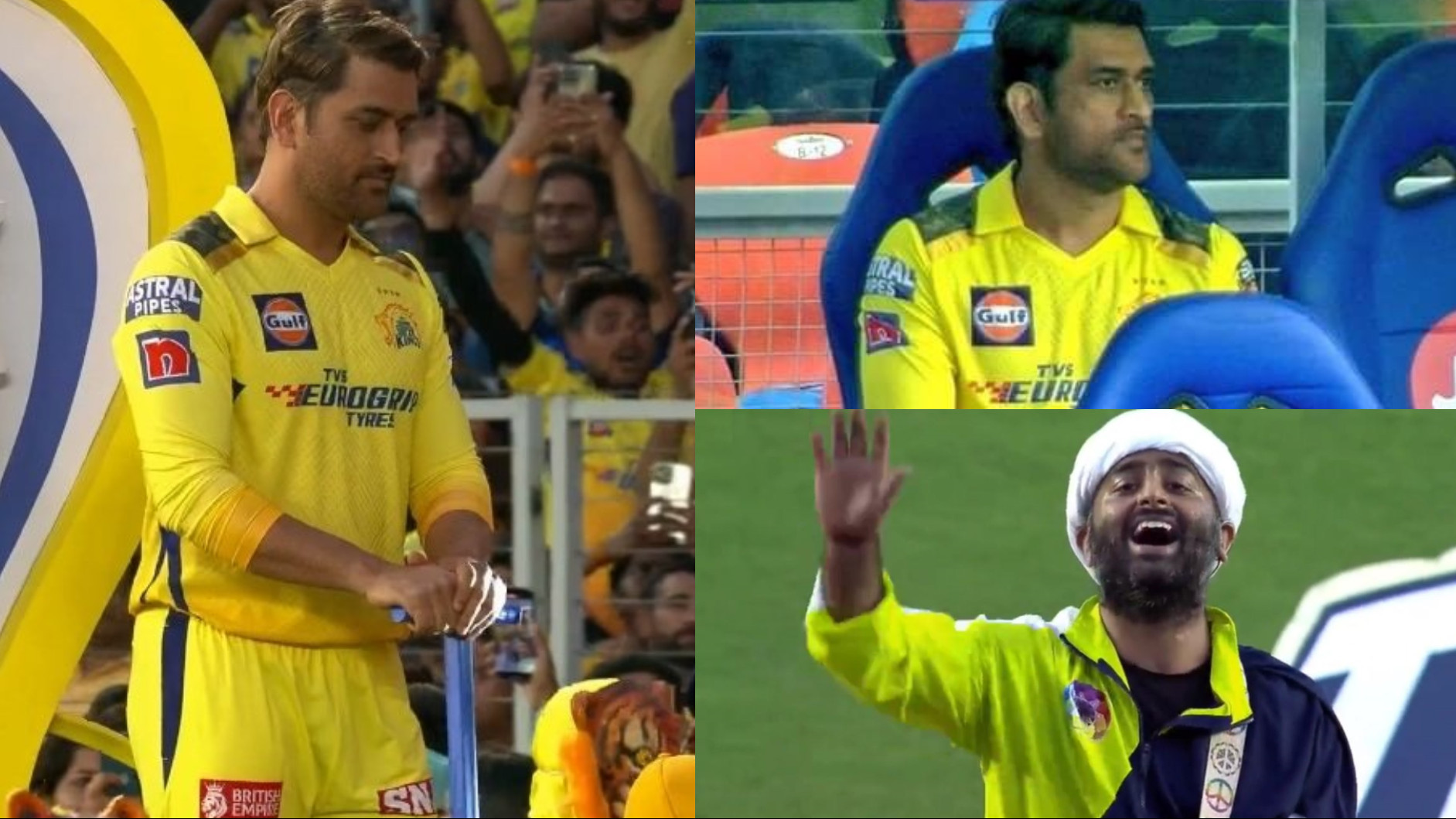 IPL 2023: WATCH- MS Dhoni enjoys Arijit Singh’s ‘Deva’ rendition; approaches podium on a buggy