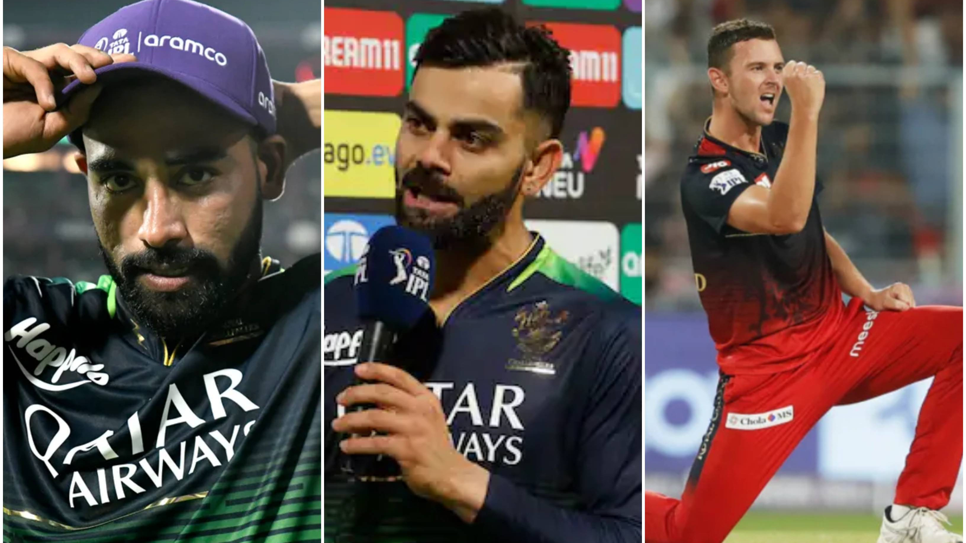 IPL 2023: “He's bowling as well as I've ever seen,” Kohli hails Siraj after RCB’s win over RR; shares update on injured Hazlewood