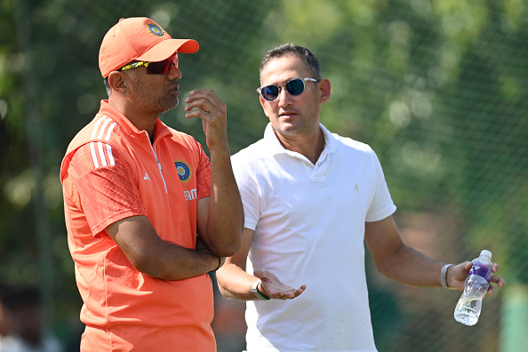 Ajit Agarkar and Rahul Dravid | Getty