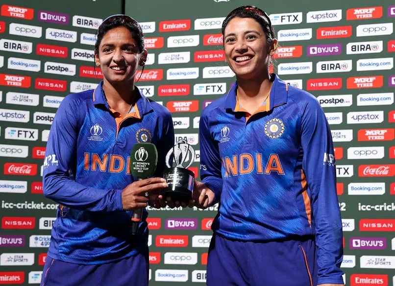 India women's captain and vice-captain Harmanpreet Kaur and Smriti Mandhana | Getty