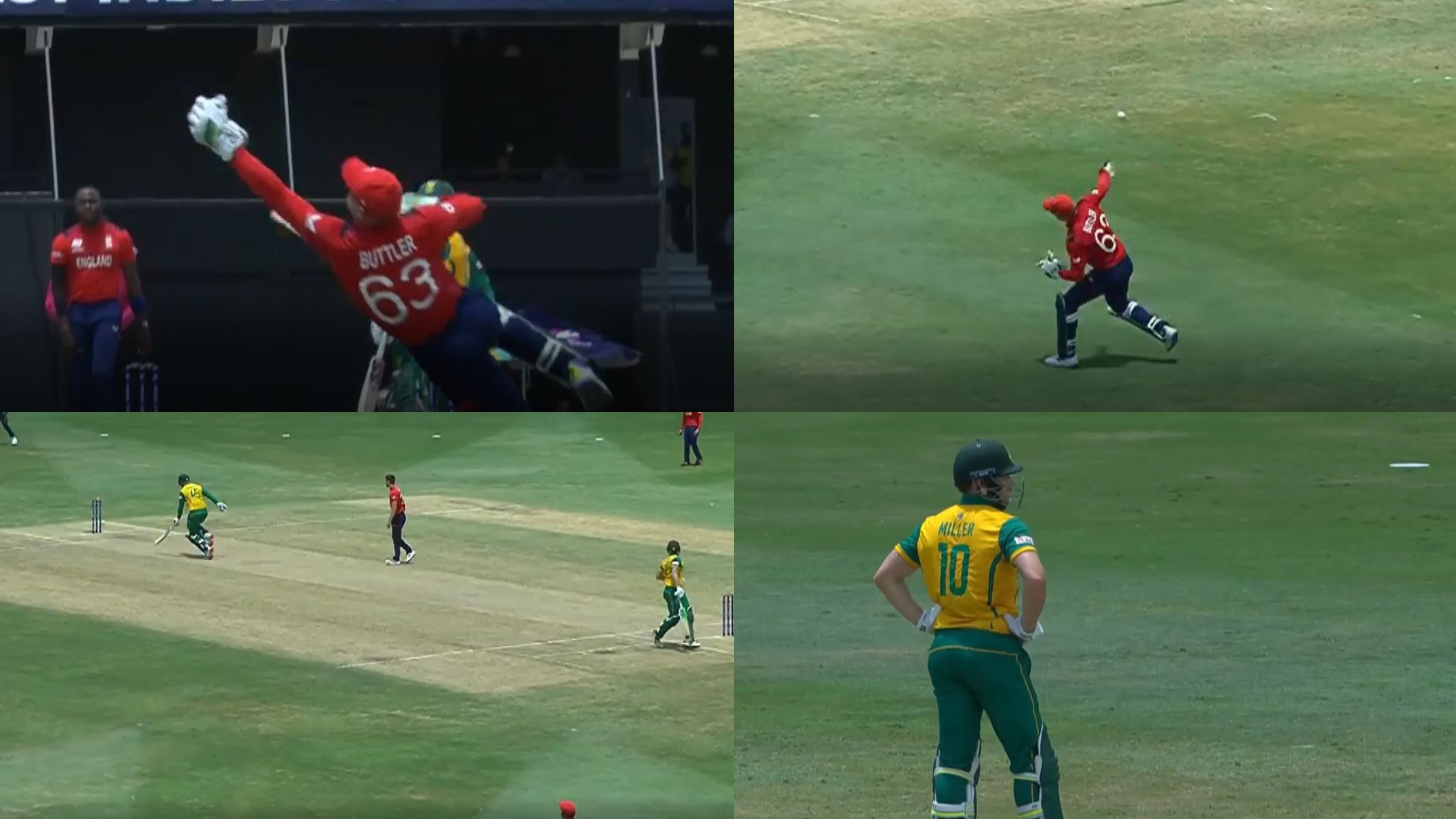 T20 World Cup 2024: WATCH- Jos Buttler takes flying one-handed catch of De Kock; then runs out Heinrich Klaasen with a direct hit