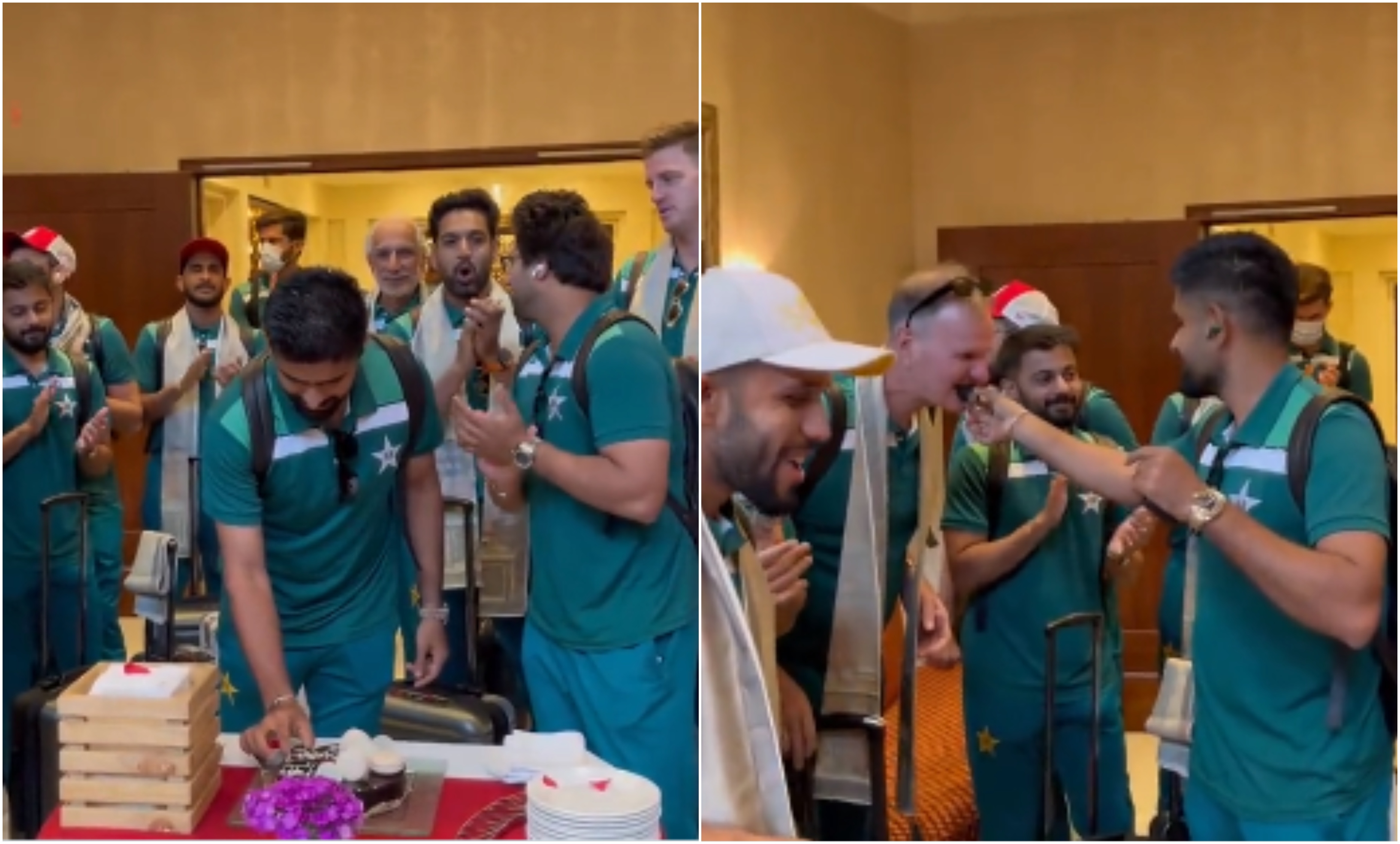 Babar Azam celebrating his birthday in Bangalore | PCB