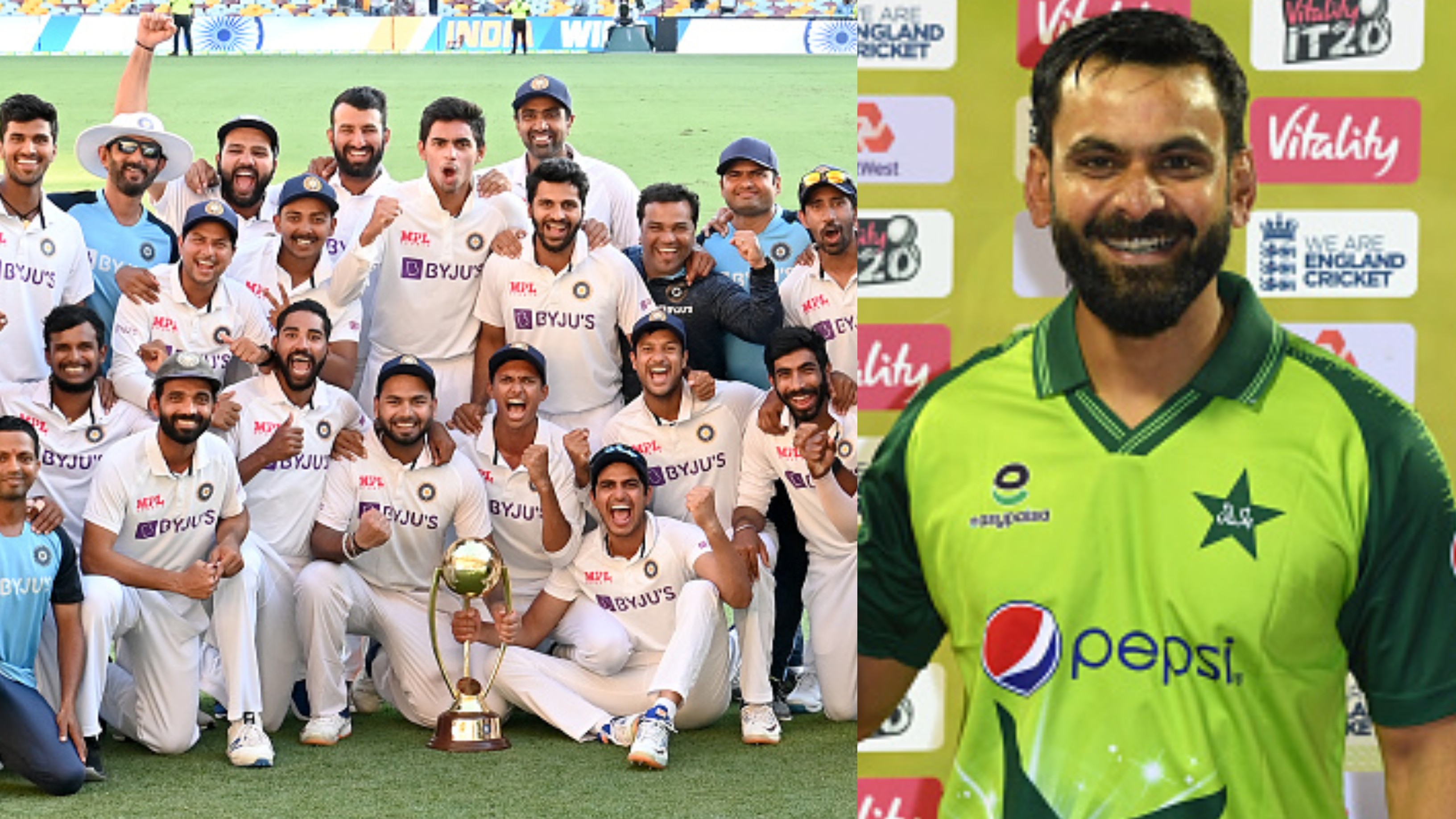 AUS v IND 2020-21: Mohammad Hafeez says India won because of their proper system for grooming talent