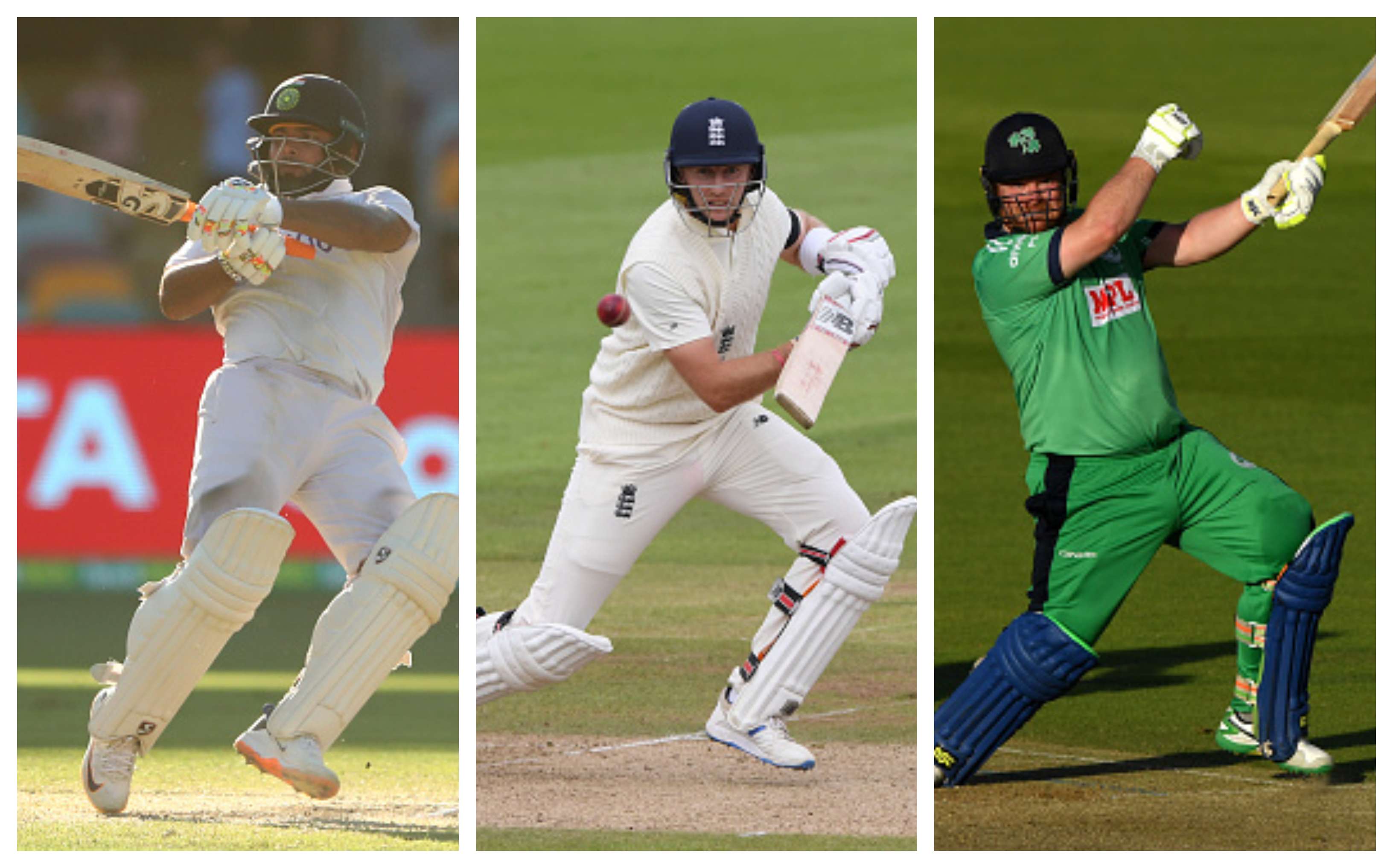 Pant, Root and Stirling have been nominated for the ICC Men's Player of the Month award | Getty