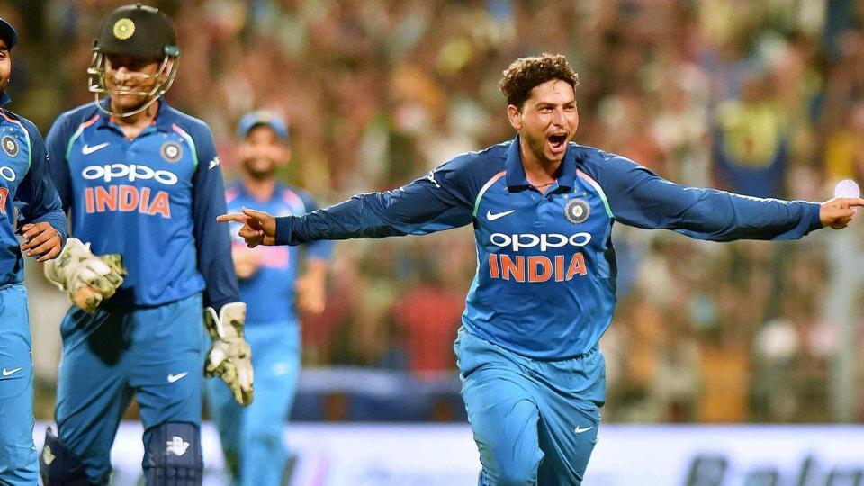 Kuldeep Yadav was the first Indian spinner to take a hat-trick in international cricket | AFP