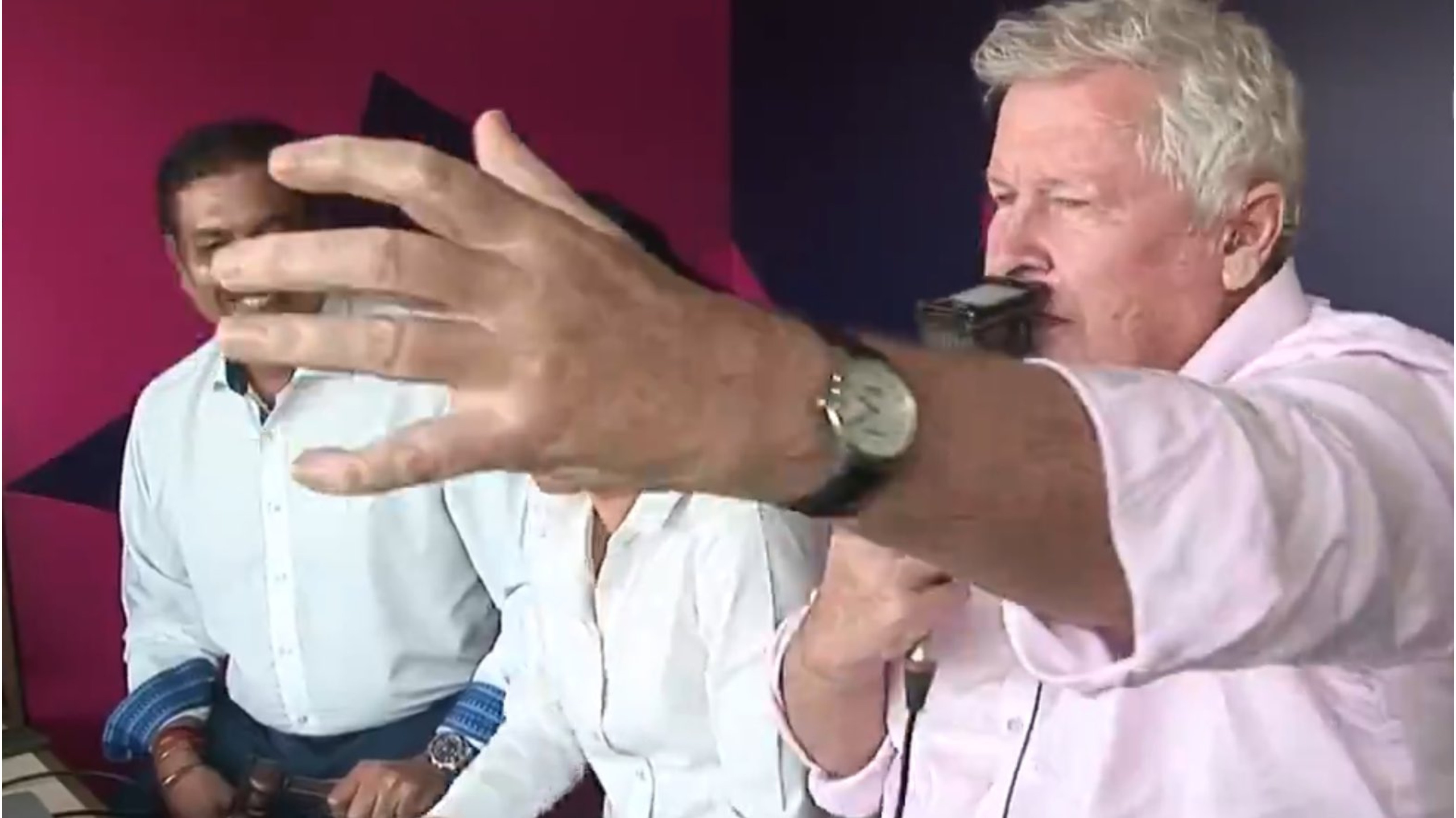 CWC 2023: WATCH – Ian Smith mimics Ravi Shastri's mannerisms in commentary box; leaves fellow commentators in splits