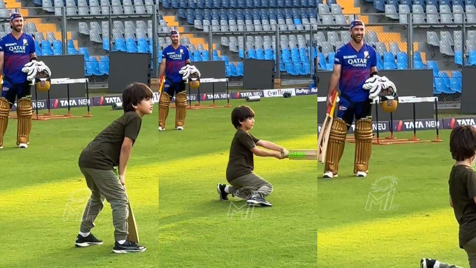 IPL 2024: WATCH- Glenn Maxwell mightily impressed with Mohammad Nabi’s son’s reverse sweep shot