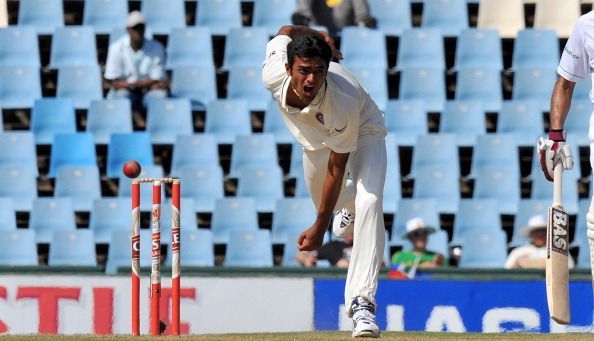 Jaydev Unadkat during his Test debut in South Africa | Getty