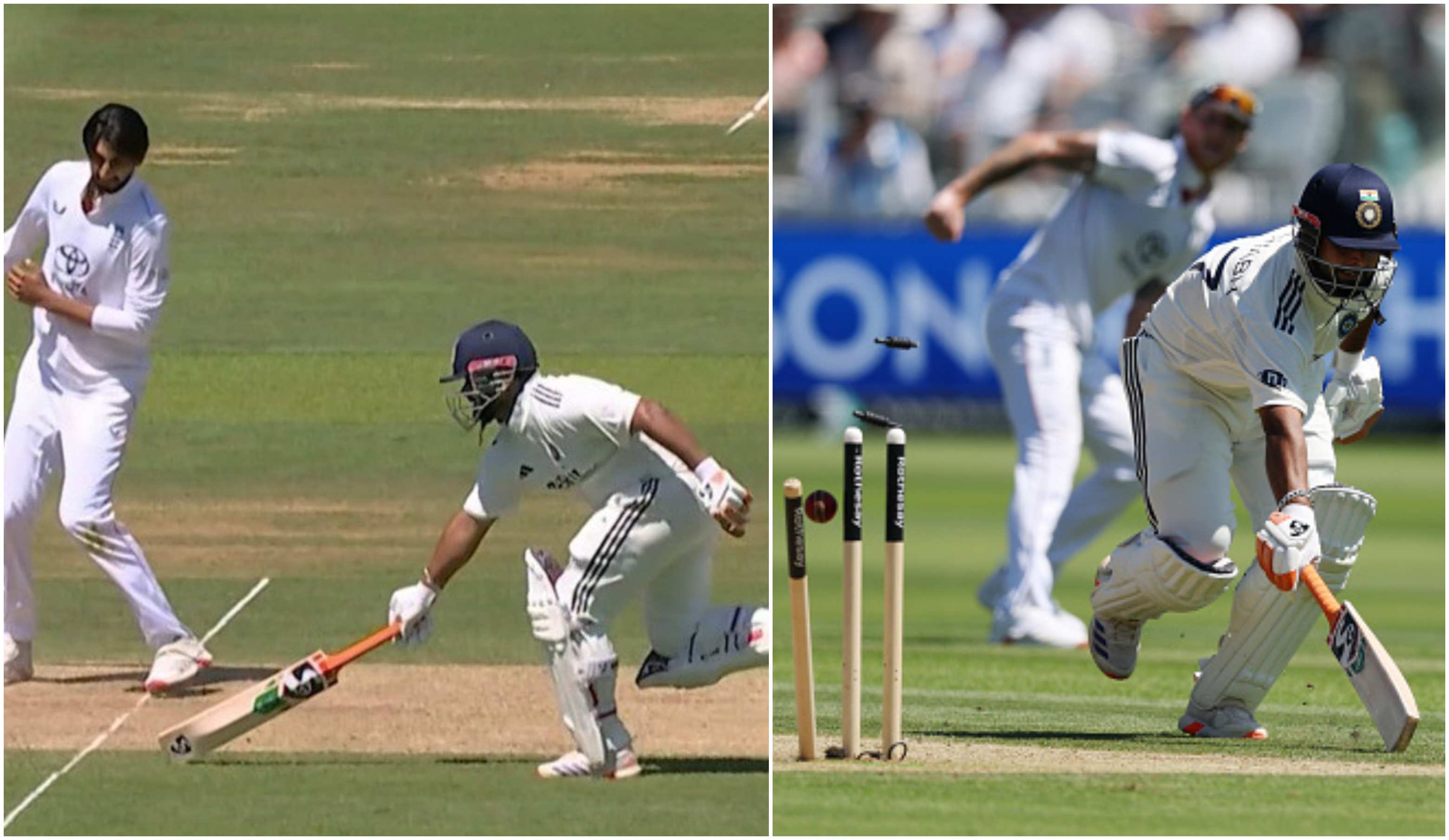 Rishabh Pant's run-out at Lord's | X/Getty