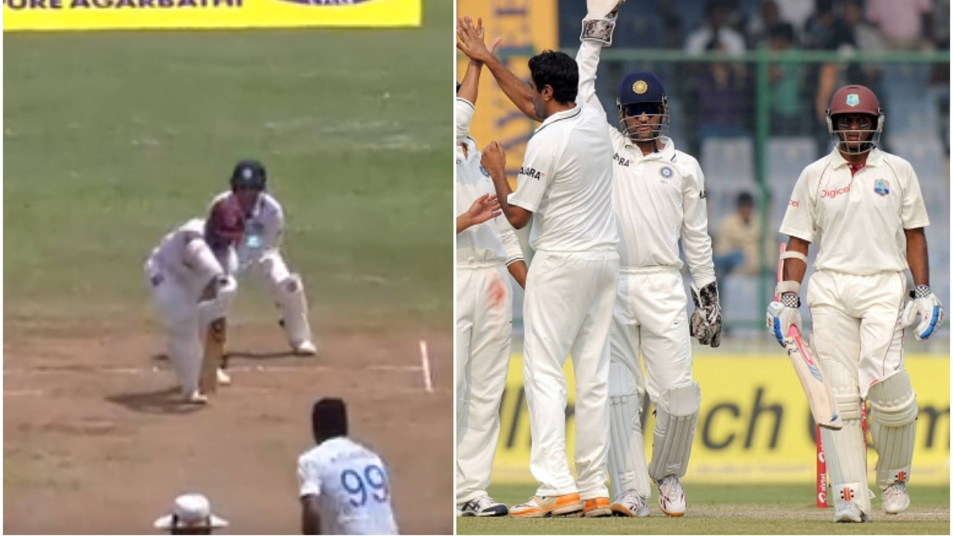 WI v IND 2023: WATCH – Ashwin cleans up Tagenarine Chanderpaul with a ripper; becomes 1st Indian to dismiss father and son in Tests