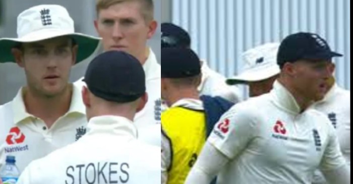 Stokes and Broad went at each other | Twitter