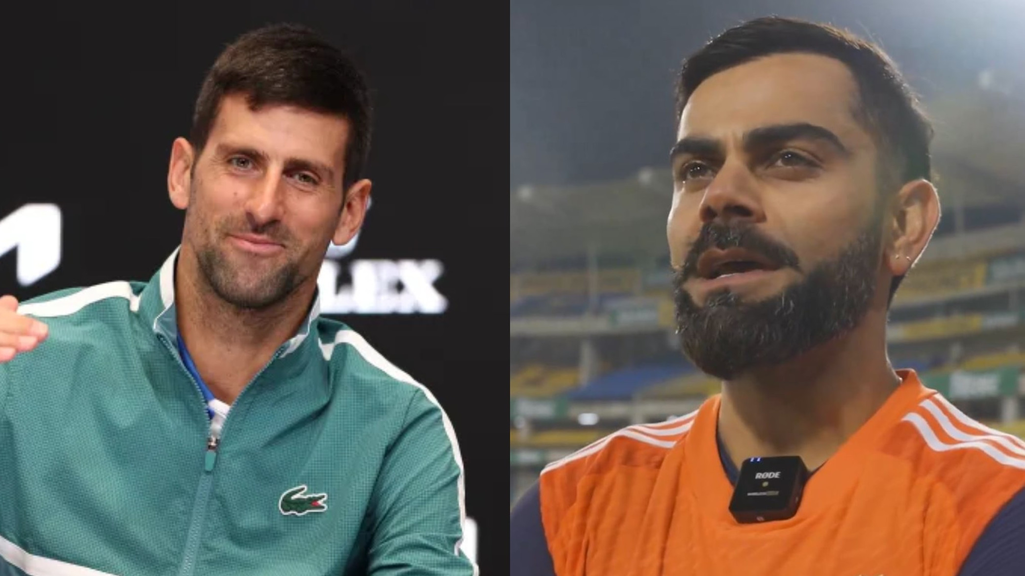 WATCH- “We keep exchanging messages”- Virat Kohli on ‘mutual admiration’ for tennis legend Novak Djokovic