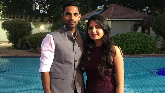Bhuvneshwar Kumar and his wife Nupur blessed with first child