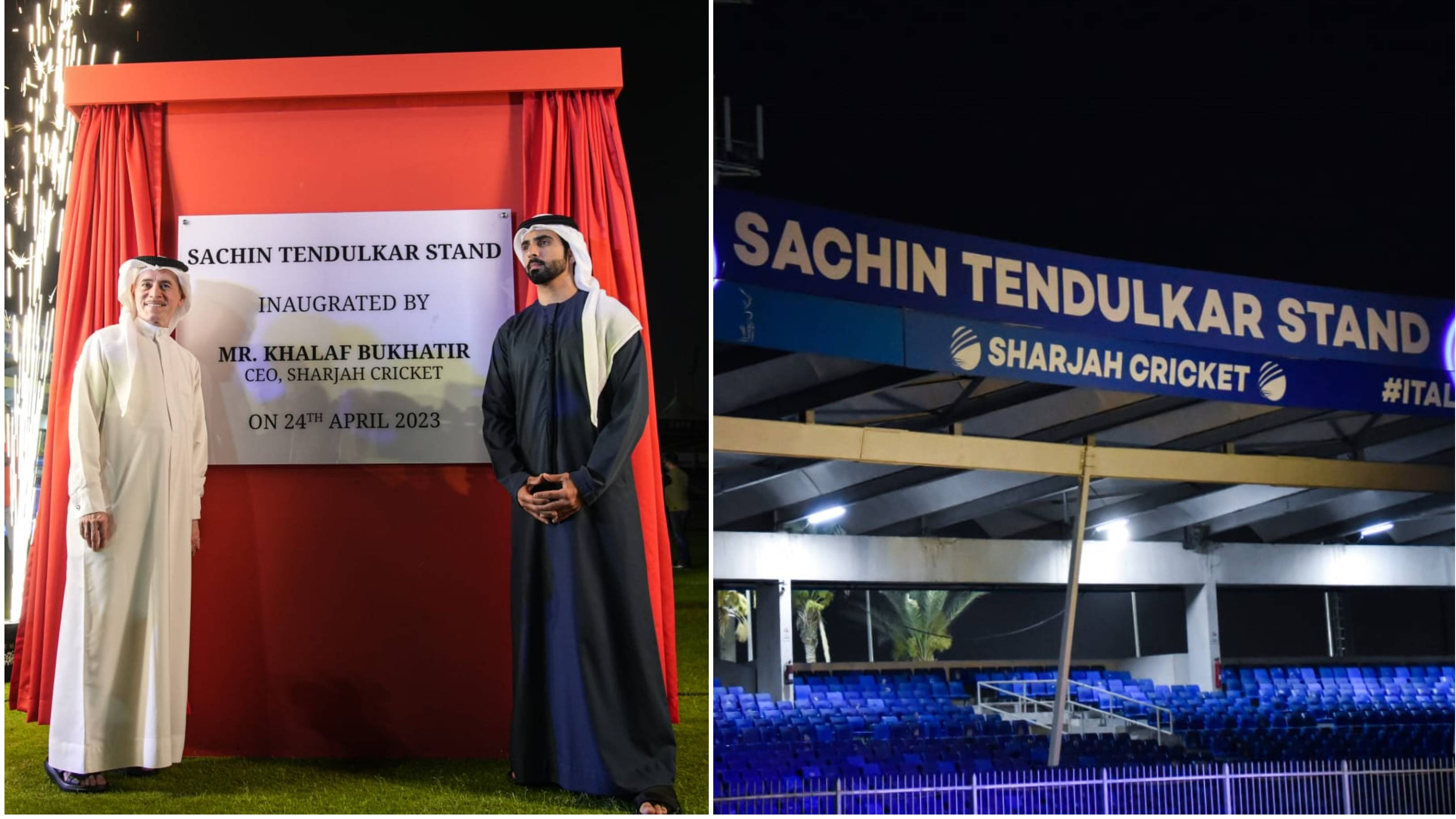 Sharjah Cricket Stadium names stand after Sachin Tendulkar