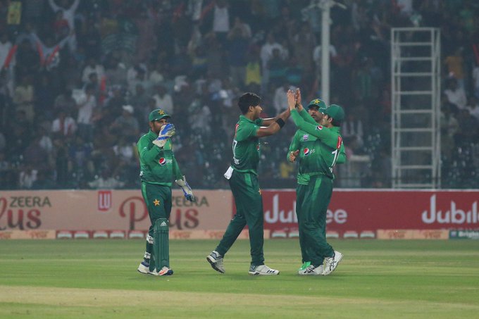 Mohammad Hasnain picked hat-trick | Twitter