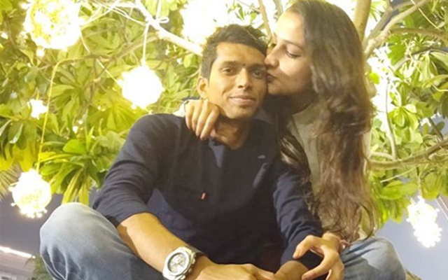 Navdeep Saini with his girlfriend | Instagram  