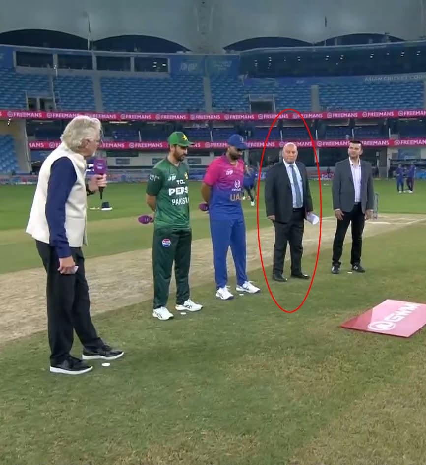 Andy Pycroft was match referee in PAK v UAE game in Asia Cup | X