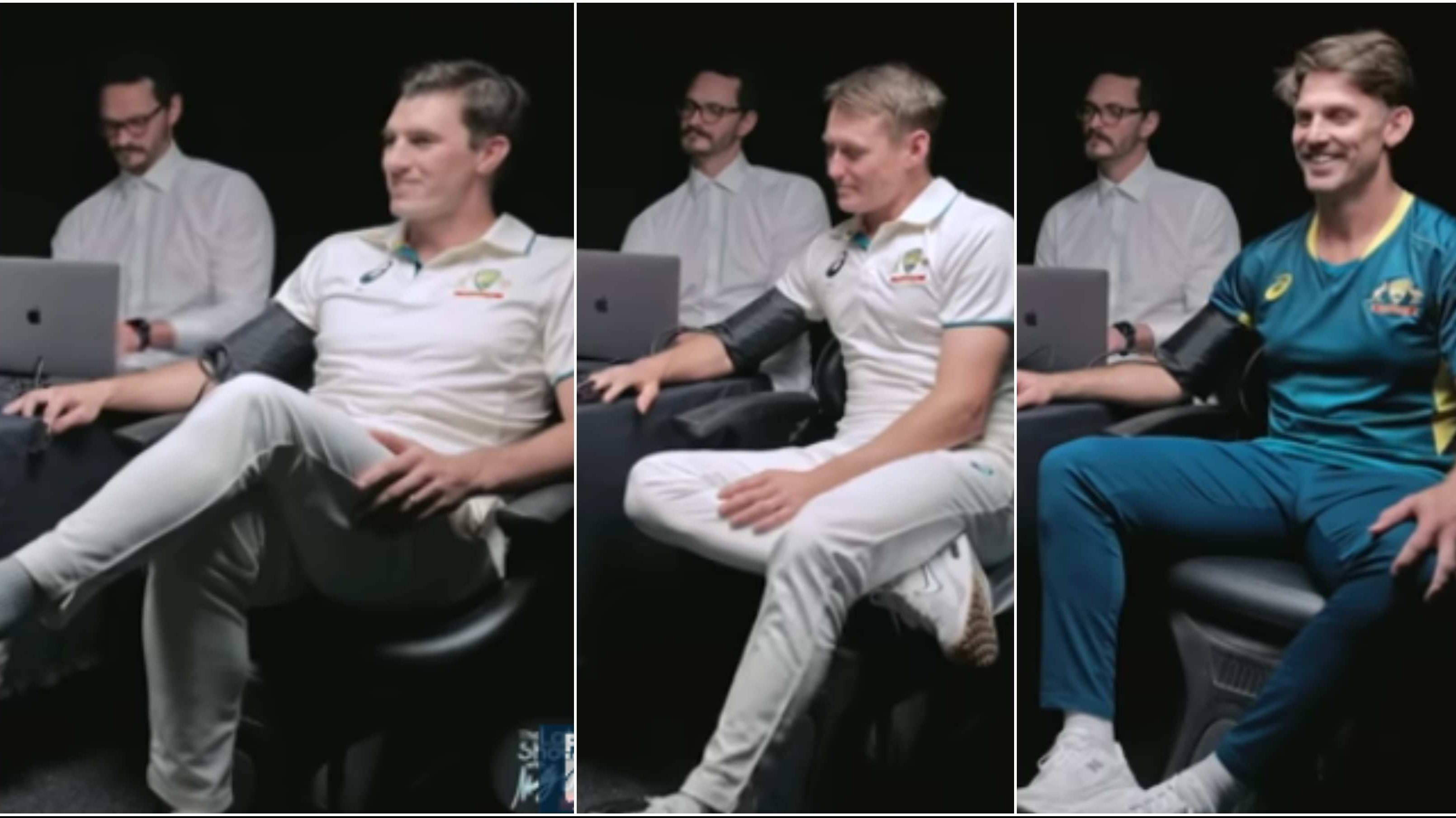 WATCH: Australian cricketers subjected to lie-detector test in a show, gets electric shock for wrong answers