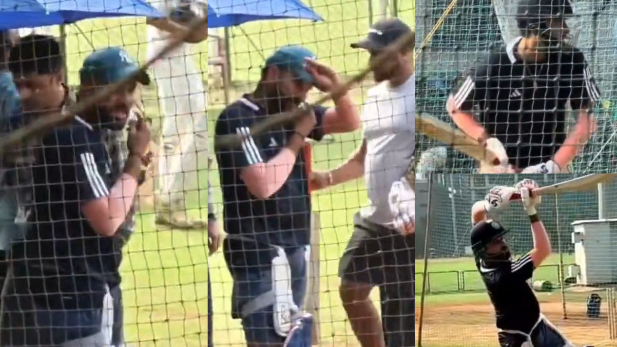 WATCH- Rohit Sharma politely refuses fan's offer of vadapav; hits the net hard ahead of New Zealand ODIs