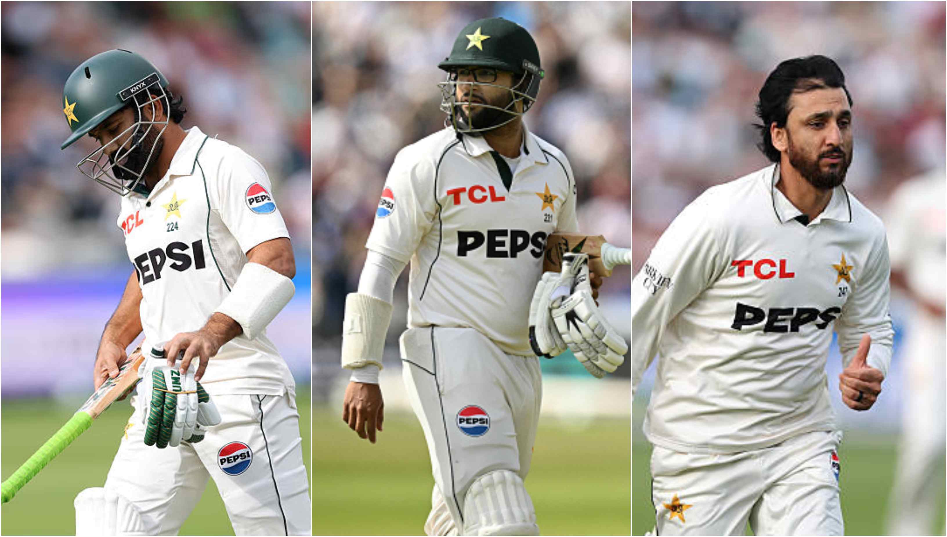 Mohammad Rizwan, Imam-ul-Haq and Salman Ali Agha | Getty