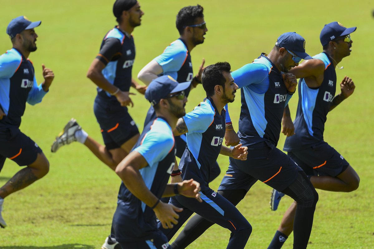 Team India training ahead of the ODI series against Sri Lanka | Twitter