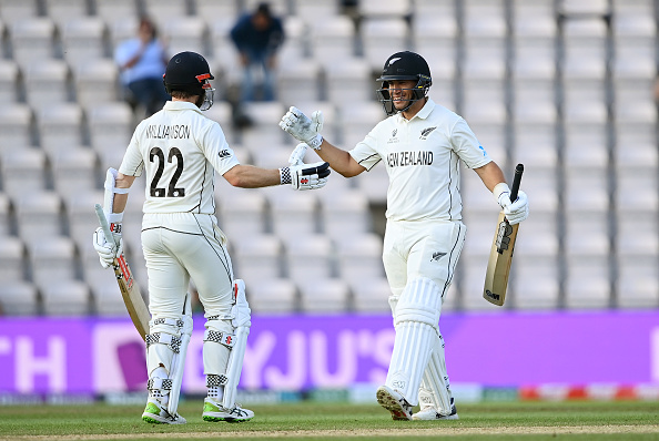 Skipper Kane Williamson (L) and Ross Taylor (R) took their team home at Southampton | Getty