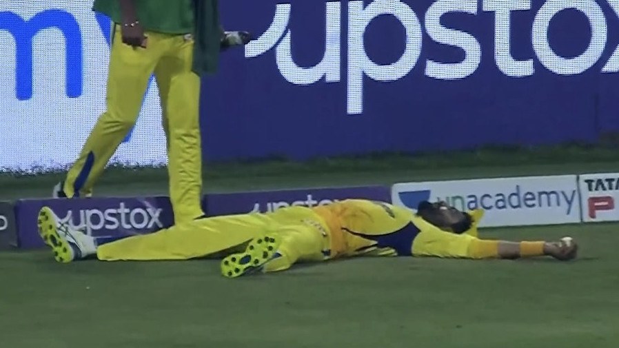 IPL 2022: WATCH - Ravindra Jadeja heaves a sigh of relief after the crucial catch of Dinesh Karthik 