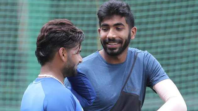 Jasprit Bumrah and Rishabh Pant | X