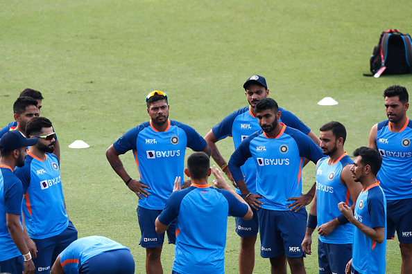 Indian team during practice session in Mohali | Getty