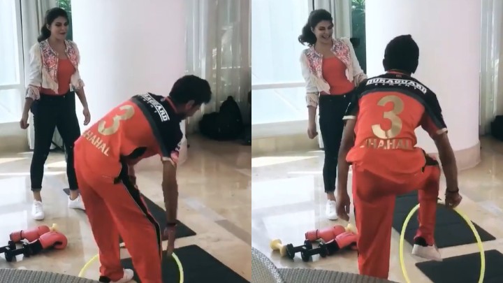 WATCH: Yuzvendra Chahal posts throwback Hula Hoop clip with Jacqueline Fernandez