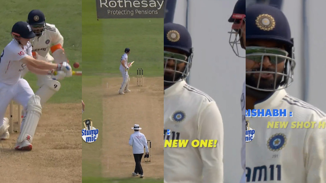 ENG v IND 2025: WATCH- “New shot”- Rishabh Pant after Harry Brook’s hilarious mishit off Sundar's bowling