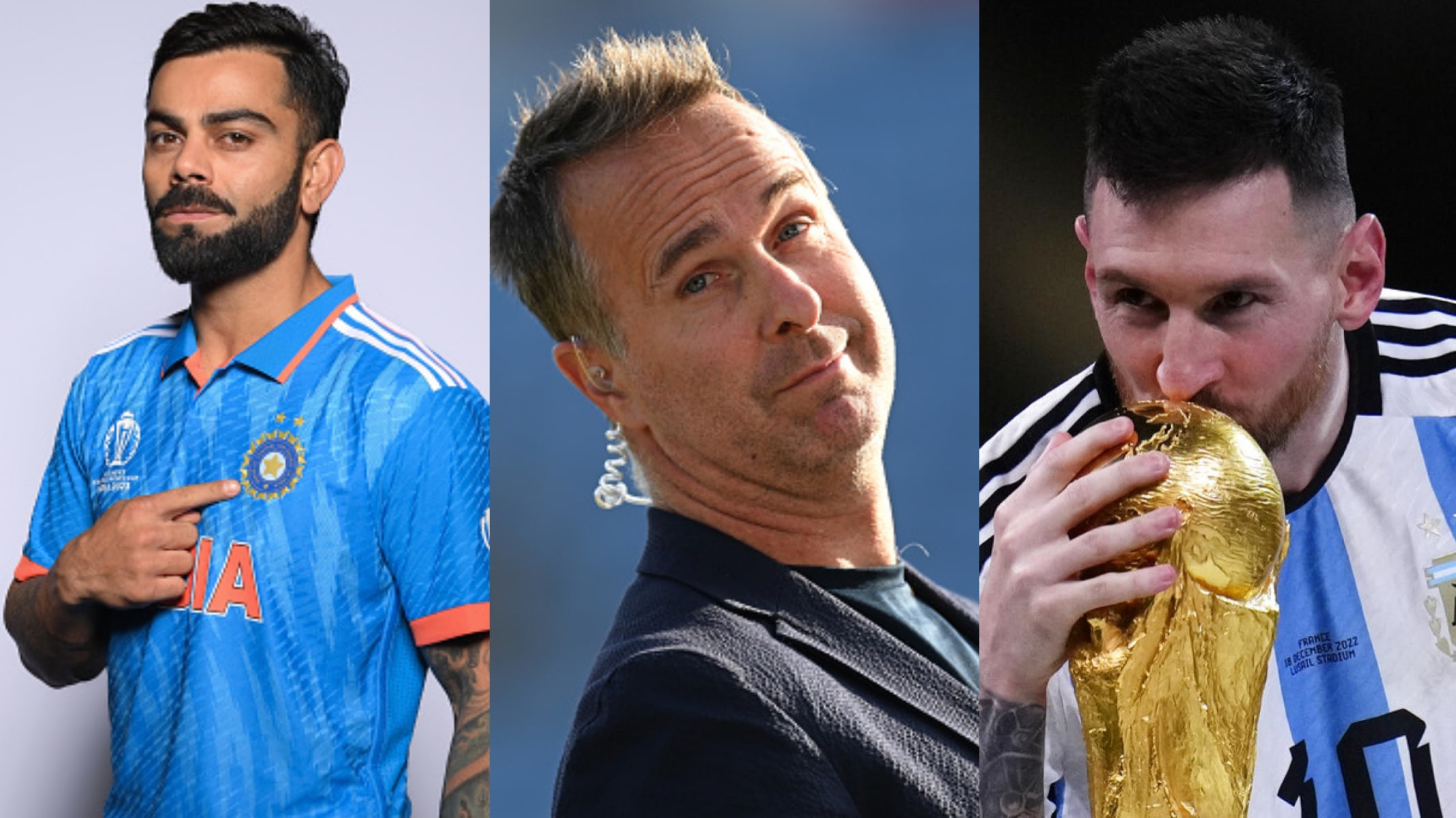 CWC 2023: “Virat Kohli in the chase, there's no one better”- Michael Vaughan compares India great with Lionel Messi