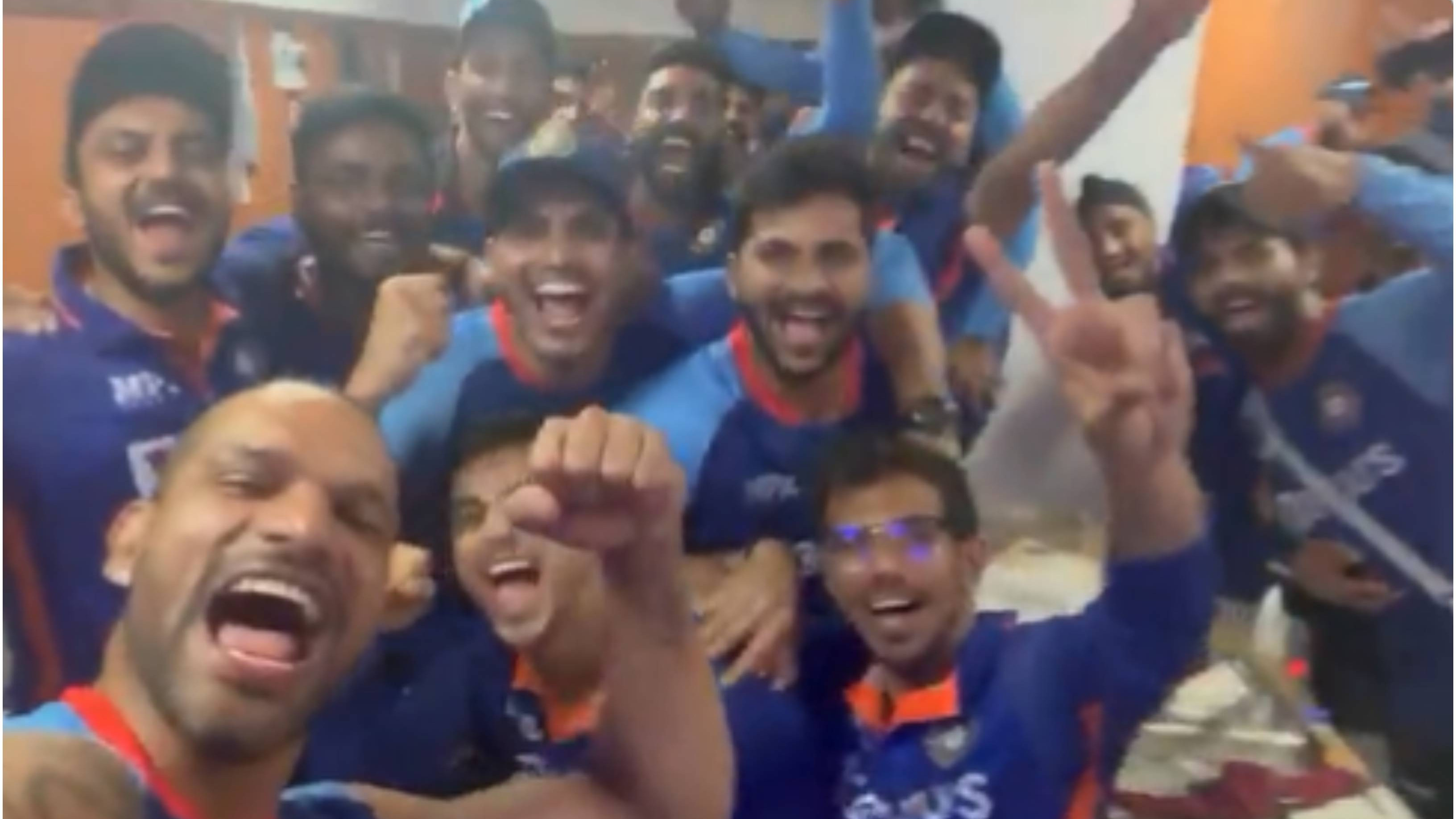 WI v IND 2022: WATCH – Shikhar Dhawan-led Indian team’s crazy celebration after ODI series win