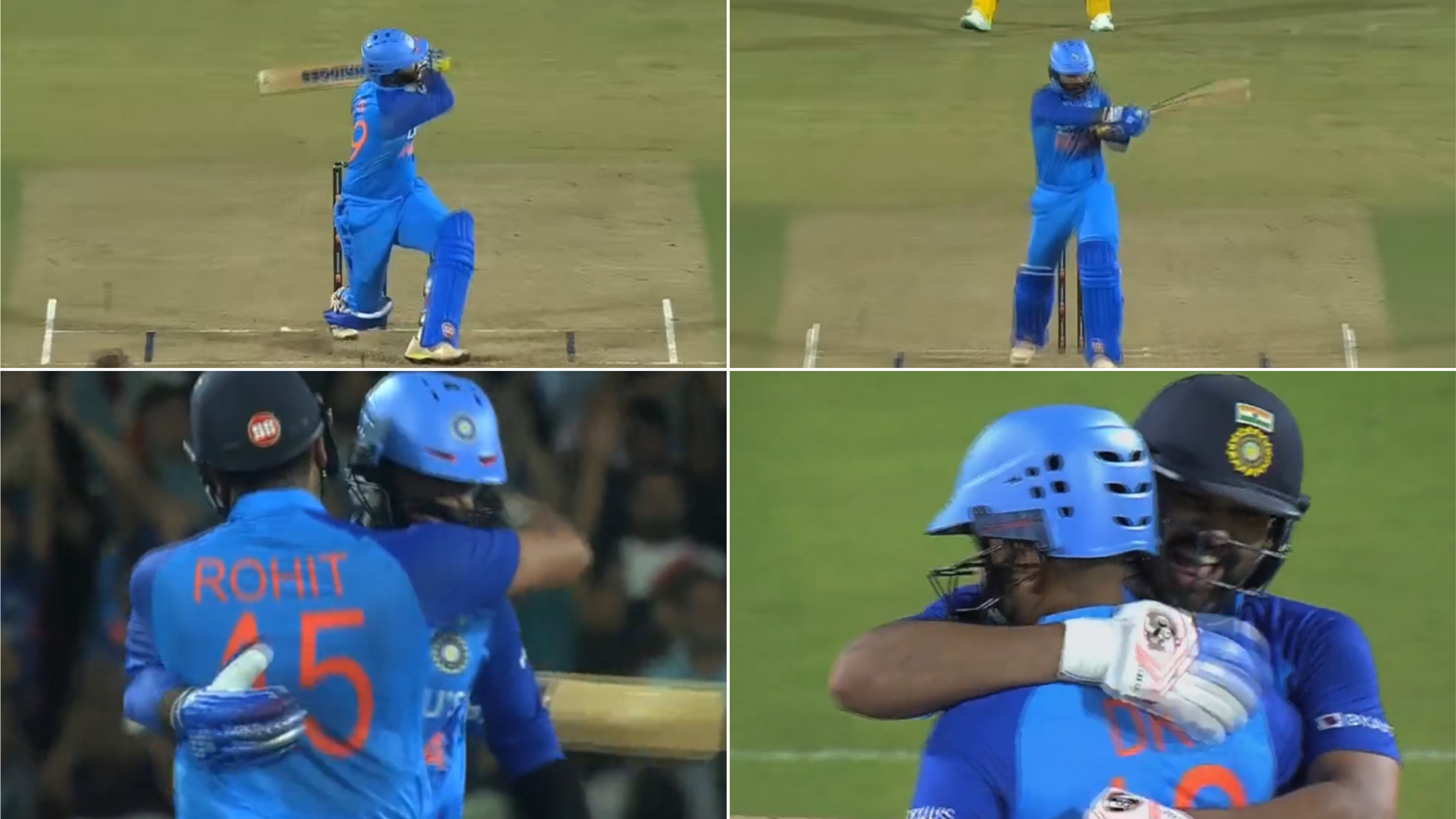 IND v AUS 2022: WATCH - ‘6, 4 and game over’ Dinesh Karthik hugged by Rohit Sharma after finishing act