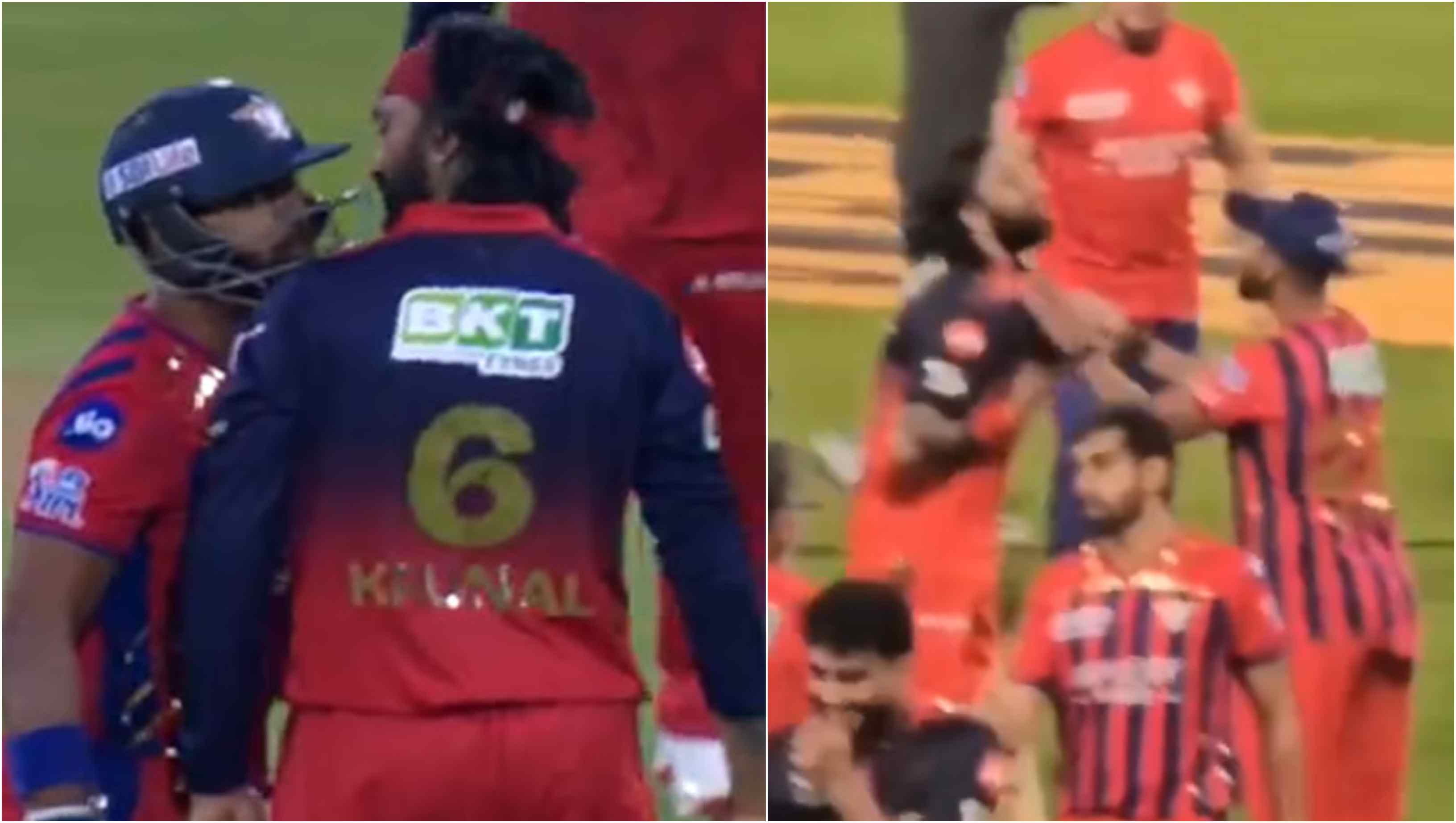 Krunal Pandya and Nicholas Pooran | Screengrabs